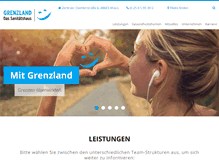 Tablet Screenshot of grenzland.de